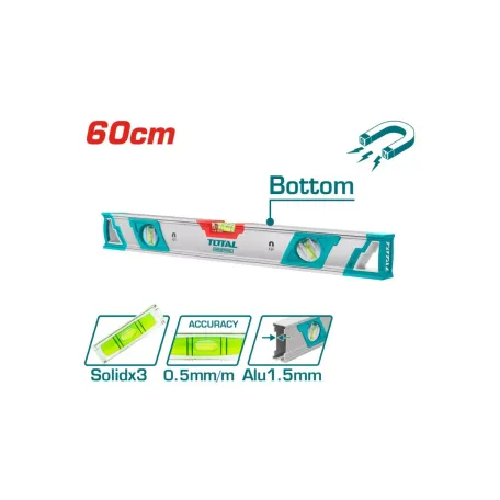 Հարթաչափ մագնիսով 60սմ TOTAL TMT26086M