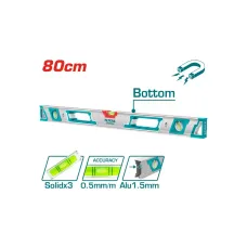 Հարթաչափ մագնիսով 80սմ TOTAL TMT28086M
