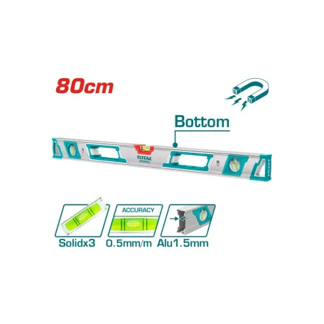 Հարթաչափ մագնիսով 80սմ TOTAL TMT28086M
