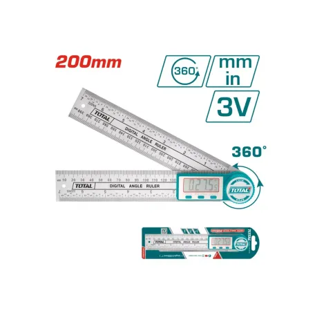 Թվային անկյունային քանոն TOTAL TMT333601