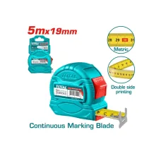 Չափիչ ժապավեն 5մx19մմ TOTAL TMT34519M