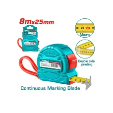 Չափիչ ժապավեն 8մx25մմ TOTAL TMT34825M