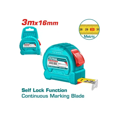 Մետր 3մx16մմ TOTAL TMT37316M