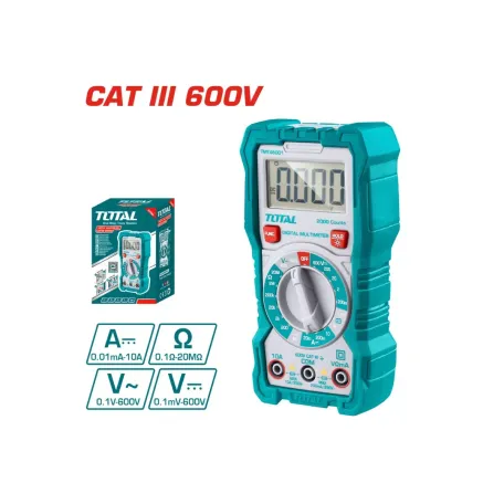 Թվային մուլտիմետր TOTAL TMT46001 Թվային մուլտիմետր TOTAL TMT46001