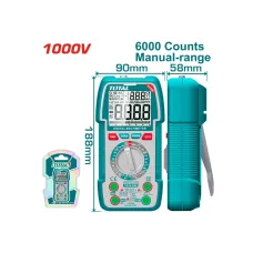 Թվային մուլտիմետր 1000Վ TOTAL TMT5310002