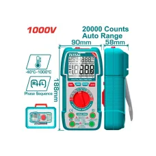 Թվային մուլտիմետր 1000Վ TOTAL TMT5410003