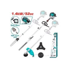 Բենզինային բազմաֆունկցիոնալ գործիք 1,4Kw TOTAL TMT55211