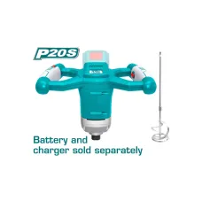 Շինարարական խառնիչ մարտկոցային 20Վ TOTAL TMXLI2001