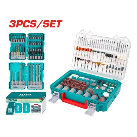 Բիթերի, հորատիչների և գլխիկների հավաքածու TOTAL TOS230331 Բիթերի, հորատիչների և գլխիկների հավաքածու TOTAL TOS230331