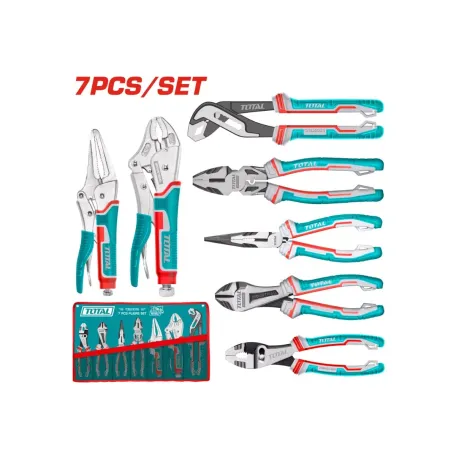 Հարթաշուրթ աքցանների հավաքածու 7 հատ TOTAL TOS23055