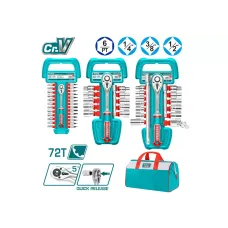 Գլխիկների հավքածու պայուսակով 57 հատ TOTAL TOS23092 Գլխիկների հավքածու պայուսակով 57 հատ TOTAL TOS23092