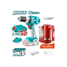 Կոմբո հավաքածու. պտուտակադարձիչ (TIDLI20608) 2 մարտկոցով, հարիչ (KMMX006R) TOTAL TOSLI23062