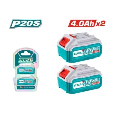 Մարտկոցների հավաքածու (2 հատ) 20Վ 4Ա TOTAL TOSLI240312