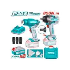 Մարտկոցային գործիքների հավքածու TOTAL TOSLI240489 (2 կտոր)