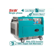 Դիզելային գեներատոր (անաղմուկ) TOTAL TP250001-1 5000Վտ