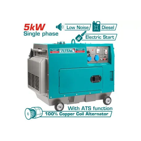 Դիզելային գեներատոր (անաղմուկ) TOTAL TP250001 5000Վտ