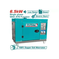 Դիզելային գեներատոր (անաղմուկ) TOTAL TP265001-1 6500Վտ