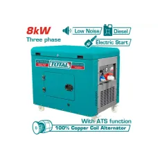 Դիզելային գեներատոր (անաղմուկ) TOTAL TP280003-1 8000Վտ