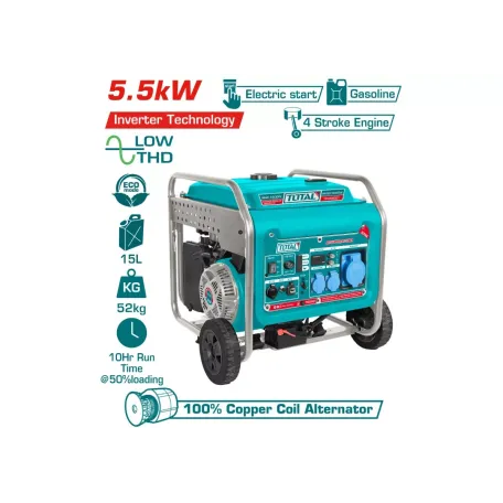 Բենզինային գեներատոր (ինվերտոր) TOTAL TP355001 5500Վտ