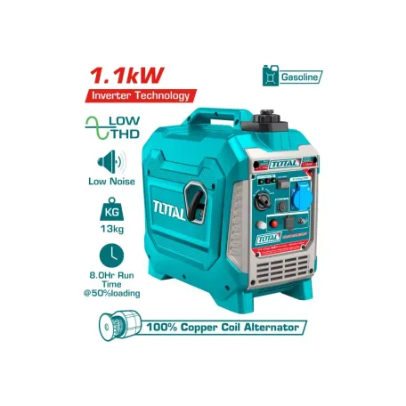 Բենզինային գեներատոր (ինվերտոր)TOTAL TP515006 1000Վտ