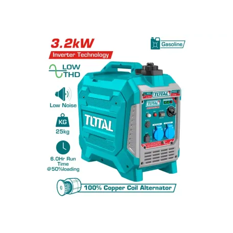 Բենզինային գեներատոր (ինվերտոր) TOTAL TP535006 3200Վտ