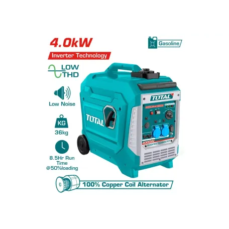 Բենզինային գեներատոր (ինվերտոր) TOTAL TP547506E 4000Վտ