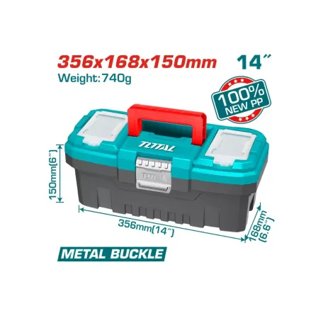 Գործիքների արկղ պլաստիկ 14'' TOTAL TPBX0142