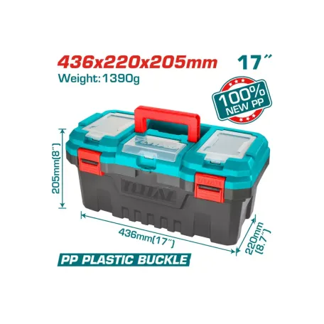 Գործիքների արկղ պլաստիկ 17'' TOTAL TPBX0171