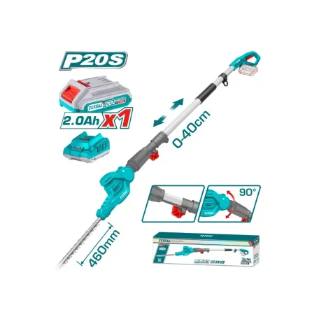 Թուփ էտող գործիք մարտկոցային 20Վ 460մմ TOTAL TPHT2016012 Թուփ էտող գործիք մարտկոցային 20Վ 460մմ TOTAL TPHT2016012