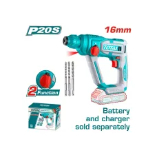 Հորատիչ մարտկոցային TOTAL TRHLI20168 20Վ 1․5Ջ SDS Plus