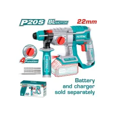 Հորատիչ մարտկոցային TOTAL TRHLI20208 20Վ 2Ջ SDS Plus