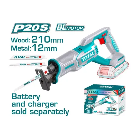 Էլեկտրական սղոց (մխոցային) TOTAL TRSLI2108 20Վ 12/210մմ