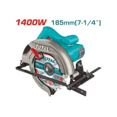 Սկավառակային սղոց էլեկտրական TOTAL TS11418526 1400Վտ 185մմ