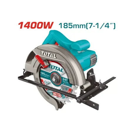 Սկավառակային սղոց էլեկտրական TOTAL TS11418526 1400Վտ 185մմ Սկավառակային սղոց էլեկտրական TOTAL TS11418526 1400Վտ 185մմ