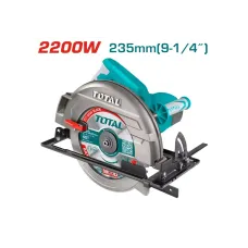 Սկավառակային սղոց էլեկտրական TOTAL TS122235622 2200Վտ 235մմ Սկավառակային սղոց էլեկտրական TOTAL TS122235622 2200Վտ 235մմ