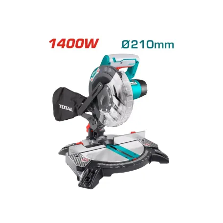 Անկյունահատ սղոց էլեկտրական TOTAL TS42142101 1400Վտ 210մմ