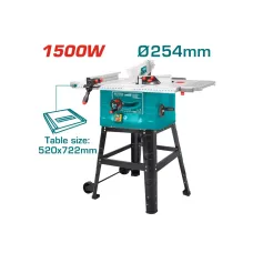 էլեկտրական սղոց սեղանադիր TOTAL TS5152542 1500Վտ 254մմ էլեկտրական սղոց սեղանադիր TOTAL TS5152542 1500Վտ 254մմ