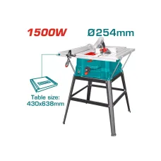 Էլեկտրական սղոց սեղանադիր TOTAL TS5152543 1500Վտ 254մմ Էլեկտրական սղոց սեղանադիր TOTAL TS5152543 1500Վտ 254մմ