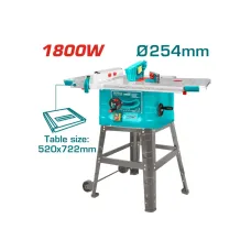 Էլեկտրական սղոց սեղանադիր TOTAL TS51825428 1800Վտ 254մմ Էլեկտրական սղոց սեղանադիր TOTAL TS51825428 1800Վտ 254մմ