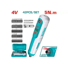 Պտուտակահան մարտկոցային 4Վ 5Նմ (41 աքսեսուար) TOTAL TSDLI0403