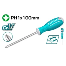 Խաչաձև պտուտակահան PH1x100մմ TOTAL TSDRSPH1100