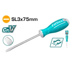 Տափակ պտուտակահան SL3x75մմ TOTAL TSDRSSL3075 Տափակ պտուտակահան SL3x75մմ TOTAL TSDRSSL3075