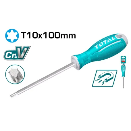 Աստղիկ պտուտակահան T10x100մմ TOTAL TSDRST10100 Աստղիկ պտուտակահան T10x100մմ TOTAL TSDRST10100