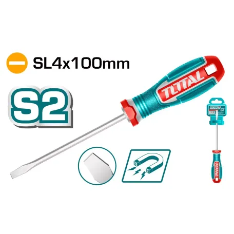 Պտուտակահան տափակ SL4x100մմ TOTAL TSDSL4100