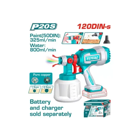 Ներկացիր մարտկոցային 325մլ/ր TOTAL TSGLI2004