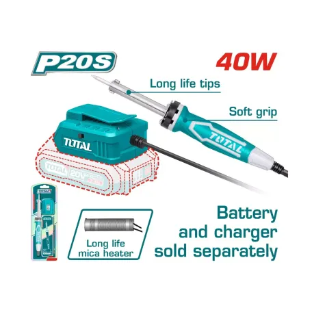 Զոդիչ մարտկոցային TOTAL TSILI2001 20Վ 40Վտ