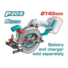 Սկավառակային սղոց մարտկոցային TOTAL TSLI1402 20Վ 140մմ Սկավառակային սղոց մարտկոցային TOTAL TSLI1402 20Վ 140մմ