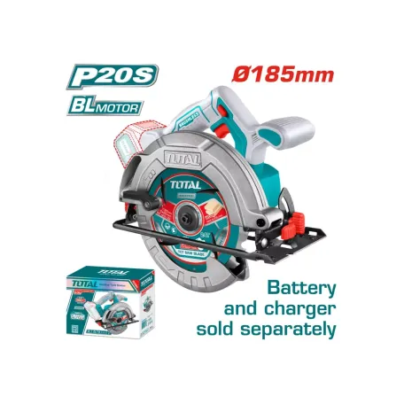 Սկավառակային սղոց մարտկոցային TOTAL TSLI1851 20Վ 185մմ