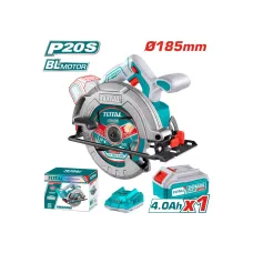 Սկավառակային սղոց մարտկոցային TOTAL TSLI18511 20Վ 185մմ Սկավառակային սղոց մարտկոցային TOTAL TSLI18511 20Վ 185մմ