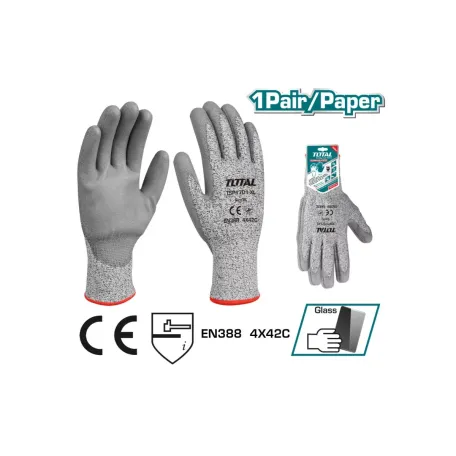 Աշխատանքային ձեռնոց պաշտպանական TOTAL TSP1701-XL